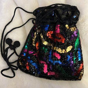 Magid Sequin Vintage Purse